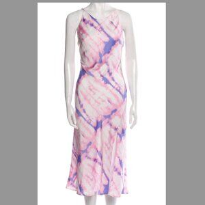 ASTR Tie-Dye Print Midi Length Dress. Size M